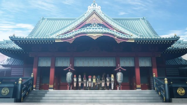 Red Torii and School Trip Shrine